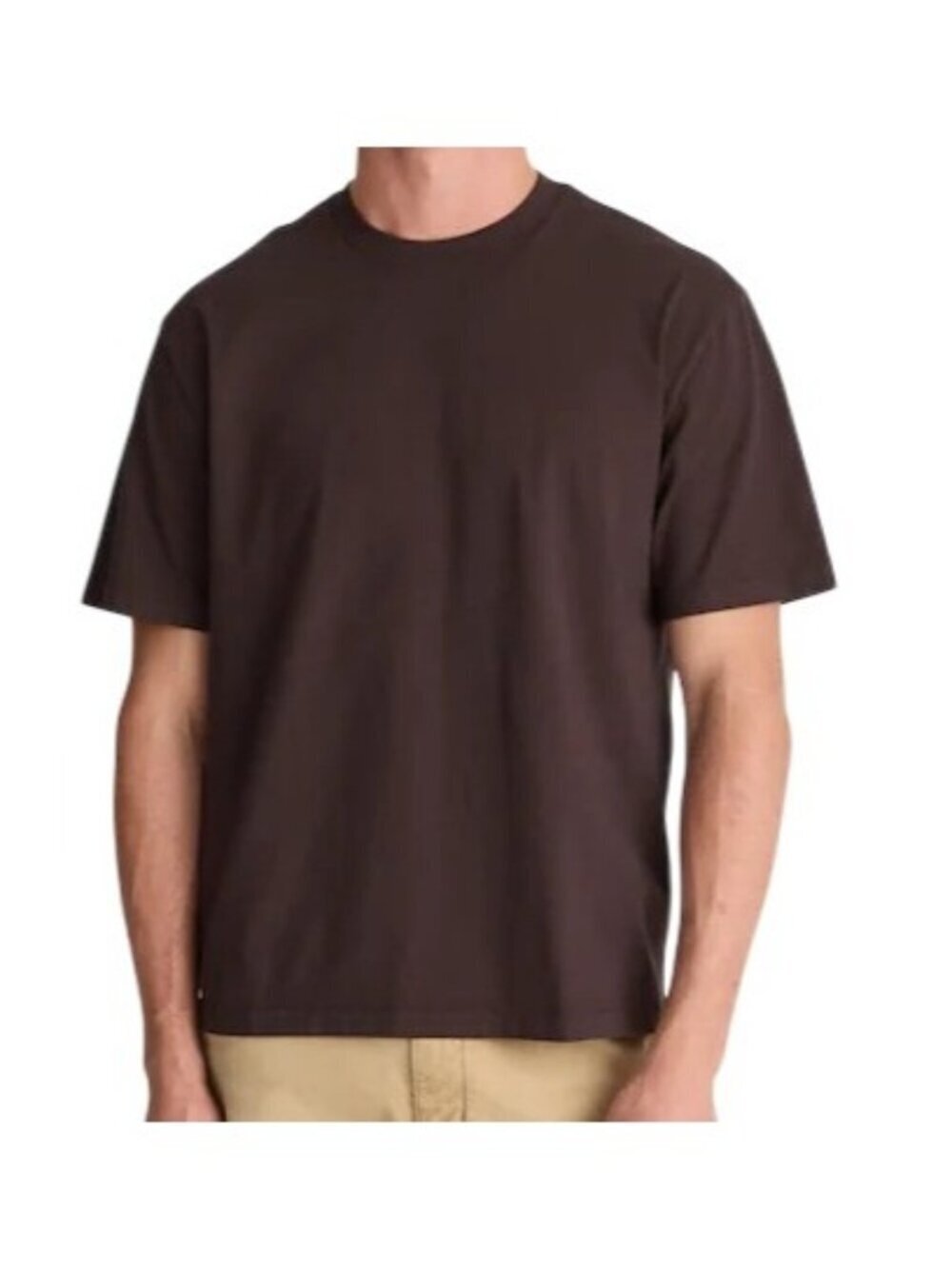 Madewell Mens The Vintage Tee~Size XXL~Molasses Brown Washed Cotton NWT L7 01